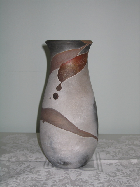 Raku vase - favorite - 1