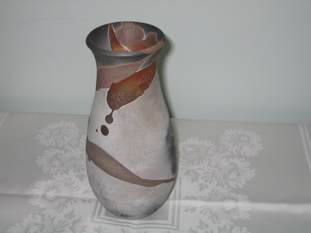Raku vase - favorite - 2
