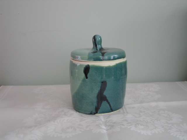 Container -green and black - 1